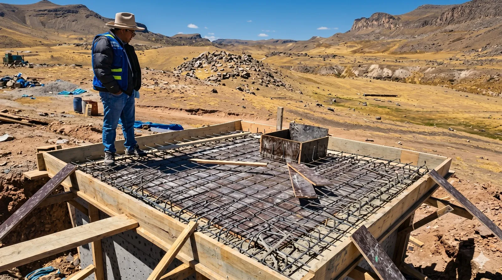 Trabajo en equipo en obra